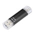 Фото #9 товара Hama Laeta Twin - 64GB - 64 GB - USB Type-A / Micro-USB - 3.2 Gen 1 (3.1 Gen 1) - Cap - Black