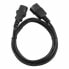 CPU – Monitor Power Cable GEMBIRD PC-189 Black C14