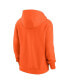 Women's Orange Cincinnati Bengals Club Fleece Pullover Hoodie Оранжевый, L - фото #3