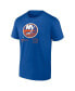 ფოტო #3 პროდუქტის Men's Mathew Barzal Royal New York Islanders Name and Number T-shirt