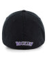 Фото #3 товара Men's Black Colorado Rockies Cooperstown Collection Franchise Fitted Hat