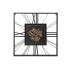 Фото #1 товара Настенное часы Home ESPRIT Чёрный Позолоченный Металл Стеклянный 80 x 8 x 80 cm