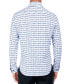 Фото #2 товара Men's Regular-Fit Non-Iron Performance Stretch Floral Grid-Print Button-Down Shirt
