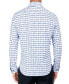 ფოტო #2 პროდუქტის Men's Regular-Fit Non-Iron Performance Stretch Floral Grid-Print Button-Down Shirt