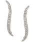 ფოტო #2 პროდუქტის Diamond Ear Crawlers (1/10 ct. t.w.) in Sterling Silver