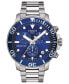 ფოტო #1 პროდუქტის Men's Swiss Chronograph Seastar 1000 Stainless Steel Bracelet Diver Watch 45.5mm