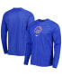 Фото #2 товара Men's Royal Boise State Broncos Spotlight Raglan Performance Long Sleeve T-shirt