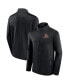 ფოტო #4 პროდუქტის Men's Black Arizona Coyotes Authentic Pro Rink Fleece Full-Zip Jacket