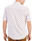 Фото #2 товара Men's Alfatech Seventy Regular-Fit 4-Way Stretch Geo-Print Button-Down Shirt, Created for Macy's