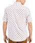 Фото #2 товара Men's Alfatech Seventy Regular-Fit 4-Way Stretch Geo-Print Button-Down Shirt, Created for Macy's