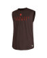 Фото #3 товара Men's Brown Cleveland Browns Team Muscle Tank Top