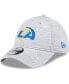 Фото #1 товара Men's Gray Los Angeles Rams Speed 39THIRTY Flex Hat