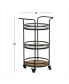 Фото #2 товара Wood Industrial Bar Cart