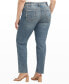 ფოტო #2 პროდუქტის Plus Size Suki Mid Rise Curvy Fit Straight Jeans