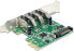 Фото #2 товара Kontroler Delock PCIe 2.0 x1 - 4x USB 3.0 (89360)