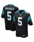 Men's Teddy Bridgewater Black Carolina Panthers Game Player Jersey