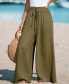 Фото #3 товара Women's Summer Lovin Drawstring Wide-Leg Pants