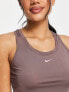 Фото #4 товара Nike One Training novelty dri fit lace back tank top in plum