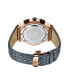 ფოტო #5 პროდუქტის Men's 10 YR Anniversary Saxon Diamond (1/6 ct.t.w.) & 18K Rose-gold Plated Watch