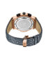 Men's 10 YR Anniversary Saxon Diamond (1/6 ct.t.w.) & 18K Rose-gold Plated Watch