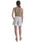 ფოტო #2 პროდუქტის Women's Round-Neck Sleeveless Rib-Knit Sweater