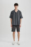 Фото #2 товара Рубашка мужская Defacto Relax Fit полосатая модель B6563ax24sm