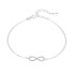 Фото #1 товара Charming silver infinity bracelet AGB592 / 21