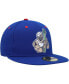 Фото #4 товара Men's Blue Stockton Ports Marvel x Minor League 59FIFTY Fitted Hat