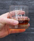 Фото #2 товара Cheers to 10 Years 10th Anniversary Gifts Whiskey Rocks Glass, 10 oz