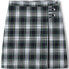 Big Girls School Uniform Slim Plaid A-line Skirt Below the Knee