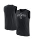 Фото #2 товара Men's Black Chicago White Sox Knockout Stack Exceed Performance Muscle Tank Top