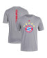 Men's Gray Bayern Munich Three-Stripe T-shirt