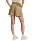Фото #2 товара Women's Paperbag-Waist Cuffed Shorts
