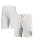 ფოტო #1 პროდუქტის Men's Oatmeal San Diego Padres Mainstream Logo Terry Tri-Blend Shorts