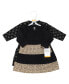 ფოტო #2 პროდუქტის Baby Girls Cotton Dresses, Leopard Gold Heart