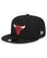 Фото #3 товара Men's Black Chicago Bulls 2024 NBA All-Star Game Rally Drive Side Patch 59FIFTY Fitted Hat