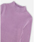 Big Girls Super Soft Brushed Mock Neck Top Lilac Сиреневый, 8 - фото #3