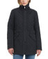 ფოტო #7 პროდუქტის Women's Hooded Stand-Collar Quilted Coat