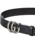 Фото #3 товара Gucci Gg Marmont Reversible Gg Supreme Canvas & Leather Belt Men's