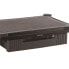 Monitor Riser with Drawer - Height Adjustable - Large - Freestanding - 10 kg - 33 cm (13") - 81.3 cm (32") - Height adjustment - Black
