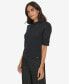 ფოტო #3 პროდუქტის Women's Elbow-Sleeve Crewneck Sweater