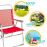 AKTIVE Fixed Folding Chair Aluminium 56x50x88 cm