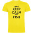 KRUSKIS Keep Calm And Fish short sleeve T-shirt