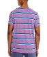 Men's Classic-Fit Stripe Logo Embroidered T-Shirt