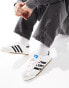 adidas Originals K 74 trainers in white and black