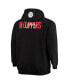 Фото #4 товара Men's Paul George Black LA Clippers Big and Tall Player Name and Number Full-Zip Hoodie Jacket