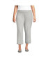 ფოტო #3 პროდუქტის Plus Size Starfish Mid Rise Crop Pants