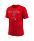 Big Boys Red Washington Nationals Authentic Collection Practice Velocity Space-Dye Performance T-shirt