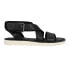 Фото #1 товара TOMS Sidney Strappy Womens Black Casual Sandals 10017854T