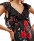 ფოტო #4 პროდუქტის Women's Warm Hearts Lace-Trimmed Midi Dress